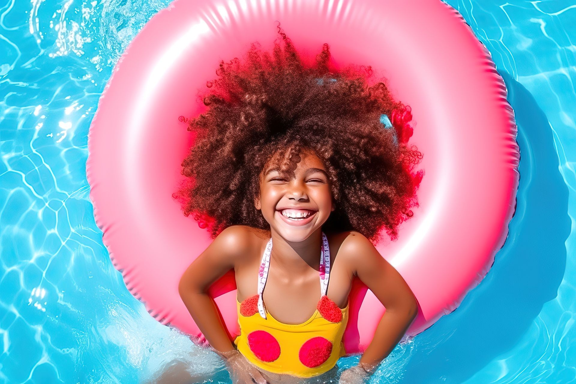 Chiqos-kindercoaching-meisje-in-roze-zwemband